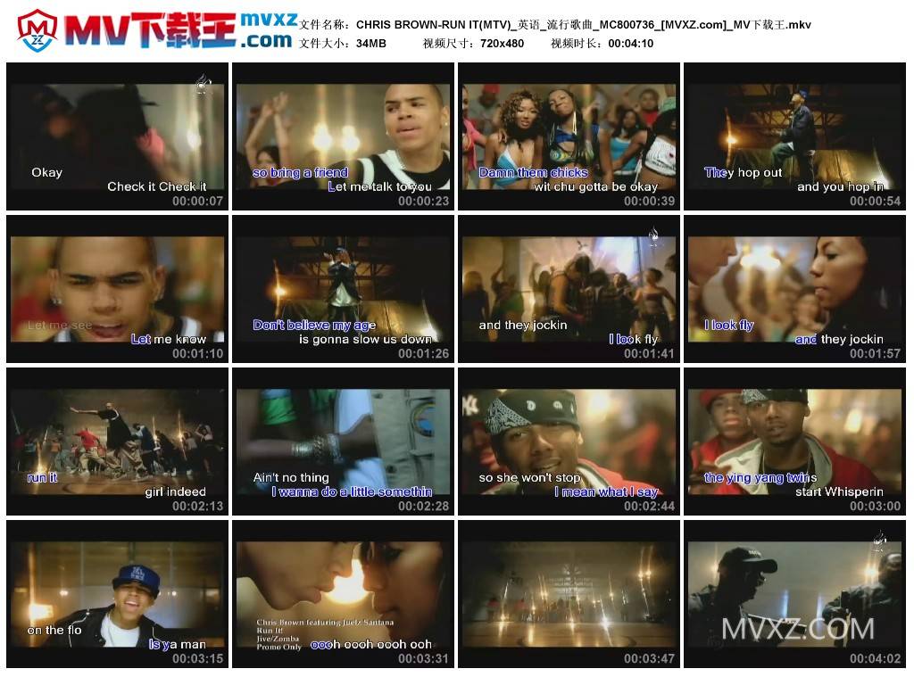 CHRIS BROWN-RUN IT(MTV)_英语_流行歌曲_MC800736